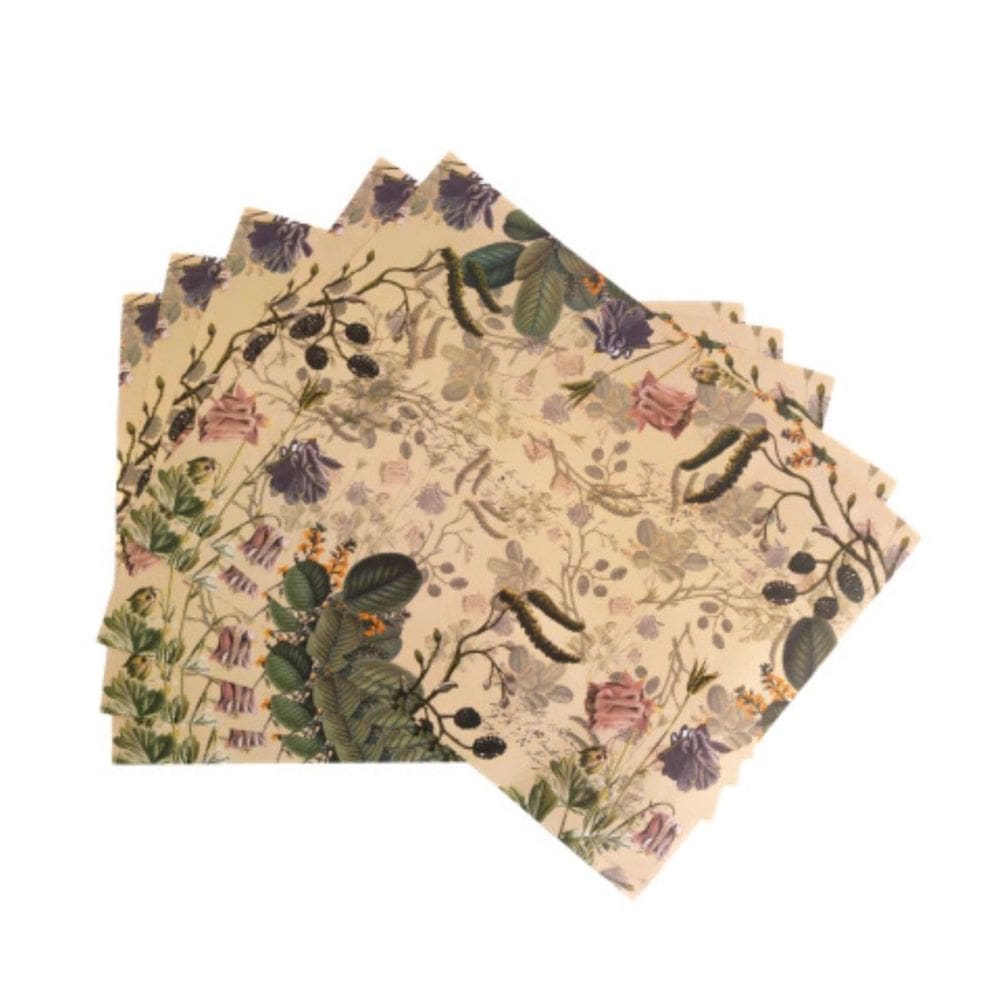 Papel Perfumado para Gavetas Flor de Figo 5 Folhas Animativa