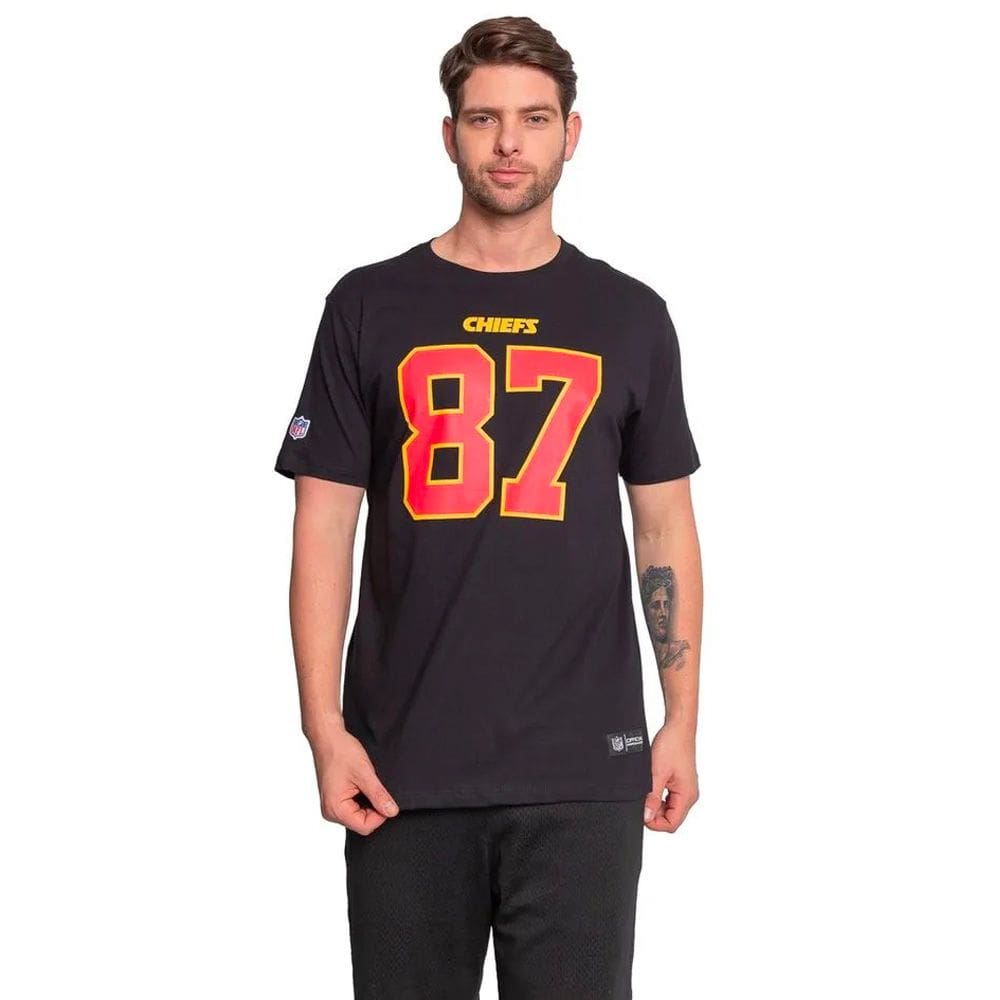 Camiseta NFL Masculina Kansas City Chiefs Travis Kelce
