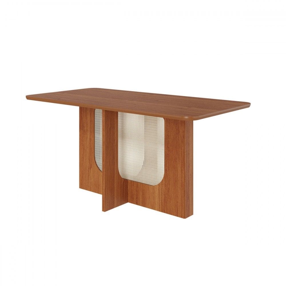 Mesa de Madeira Louise 160 Cm Cinamomo - Cimol