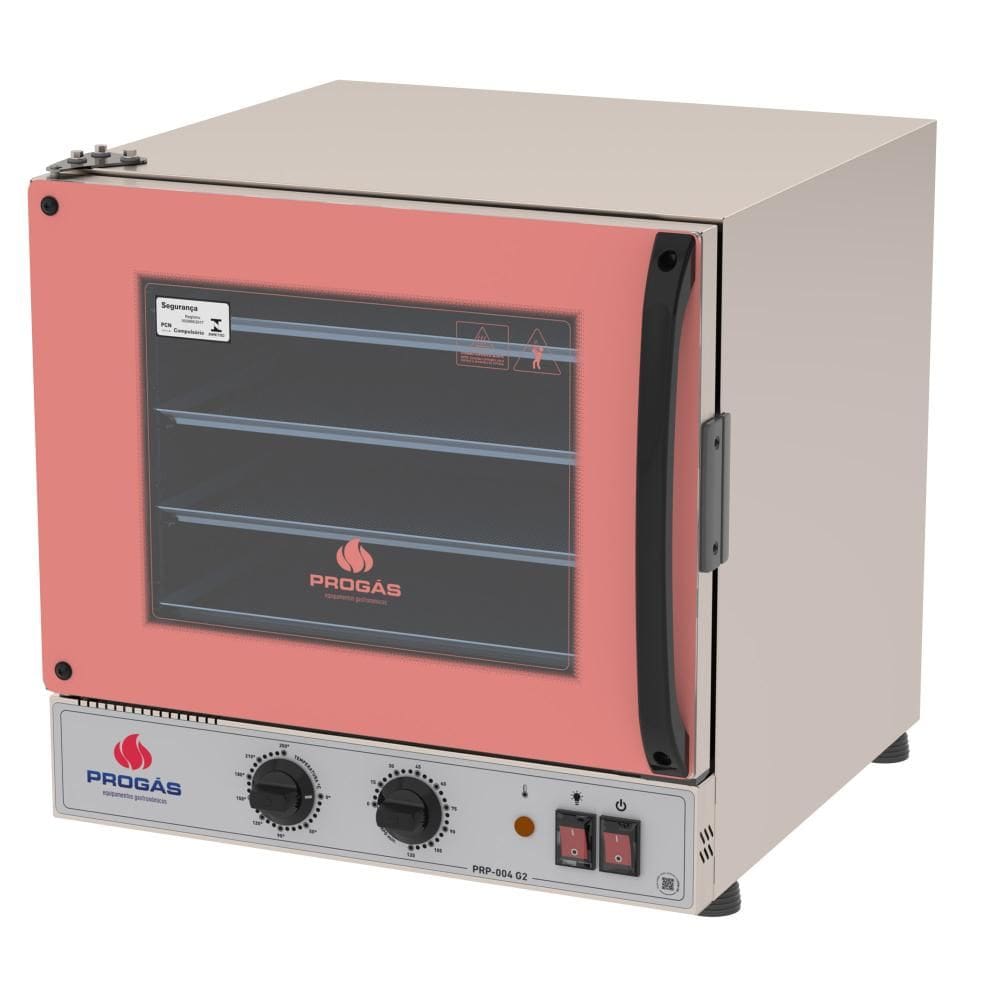 Forno Turbo Elétrico Progás Fast Oven Rosa 127V PRP-004 G2