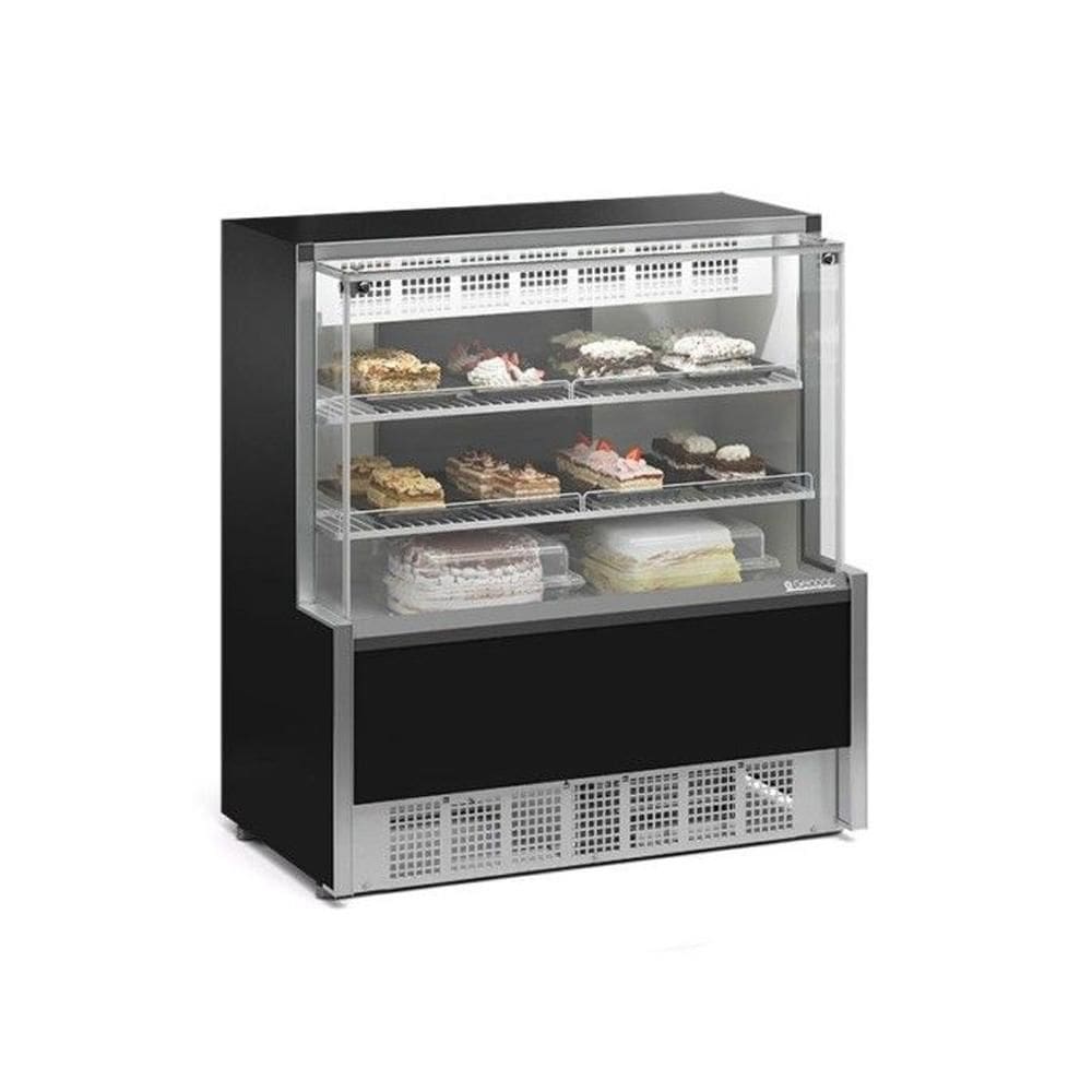 Vitrine Refrigerada Dupla Função Gelopar 1,10 m Preto 220V GPEA-110R