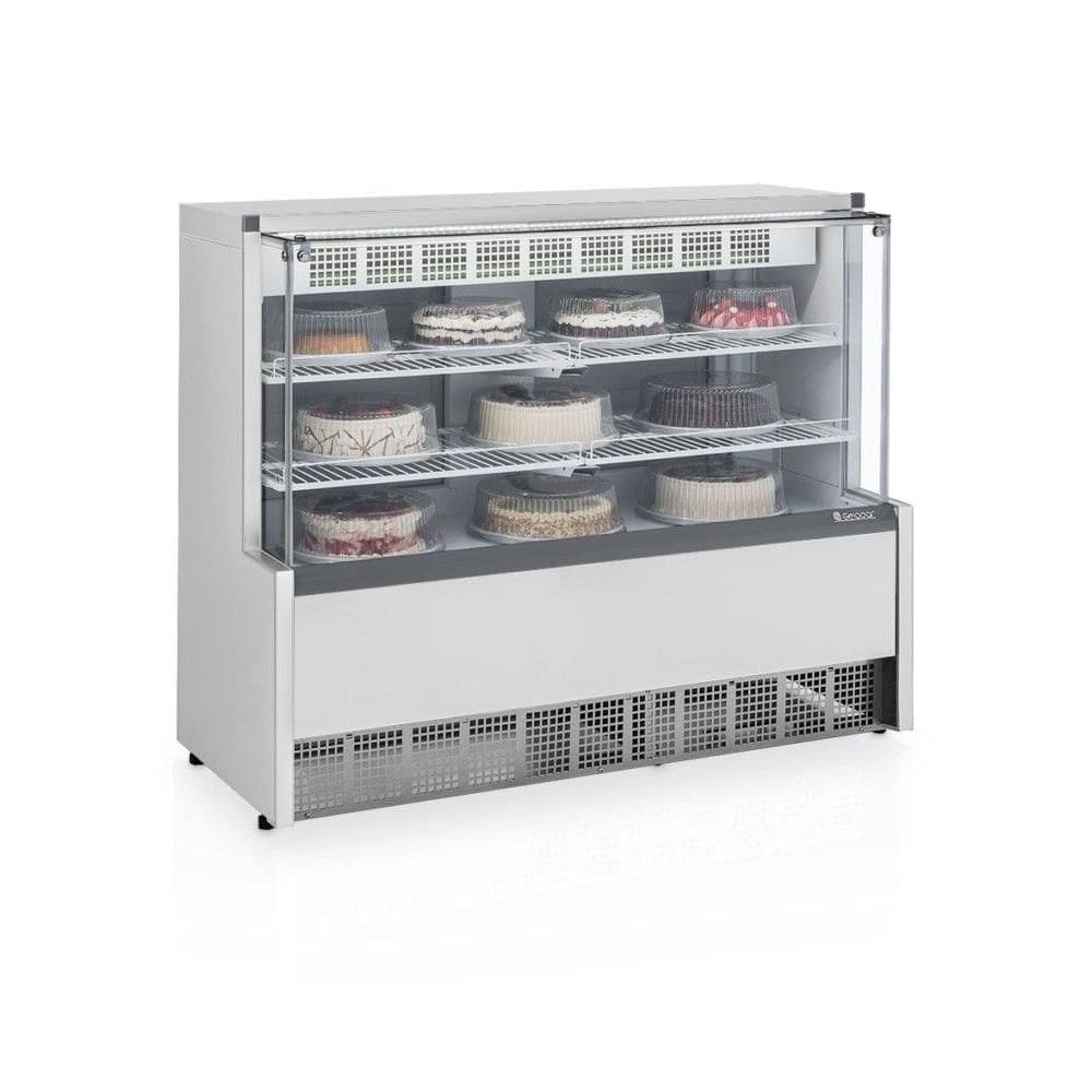 Vitrine Refrigerada Dupla Função Gelopar 1,40 m Branco 127V GPEA-140R