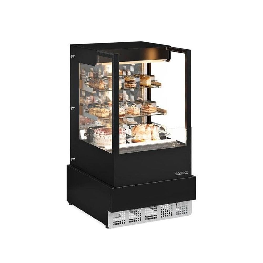 Vitrine Refrigerada Dupla Função Gelopar 70 cm Preto 220V GGEA-070