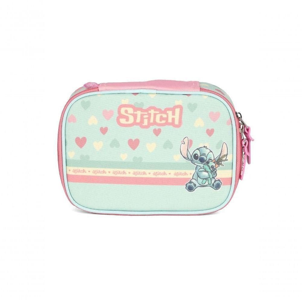Estojo Stitch Verde - Unico Verde