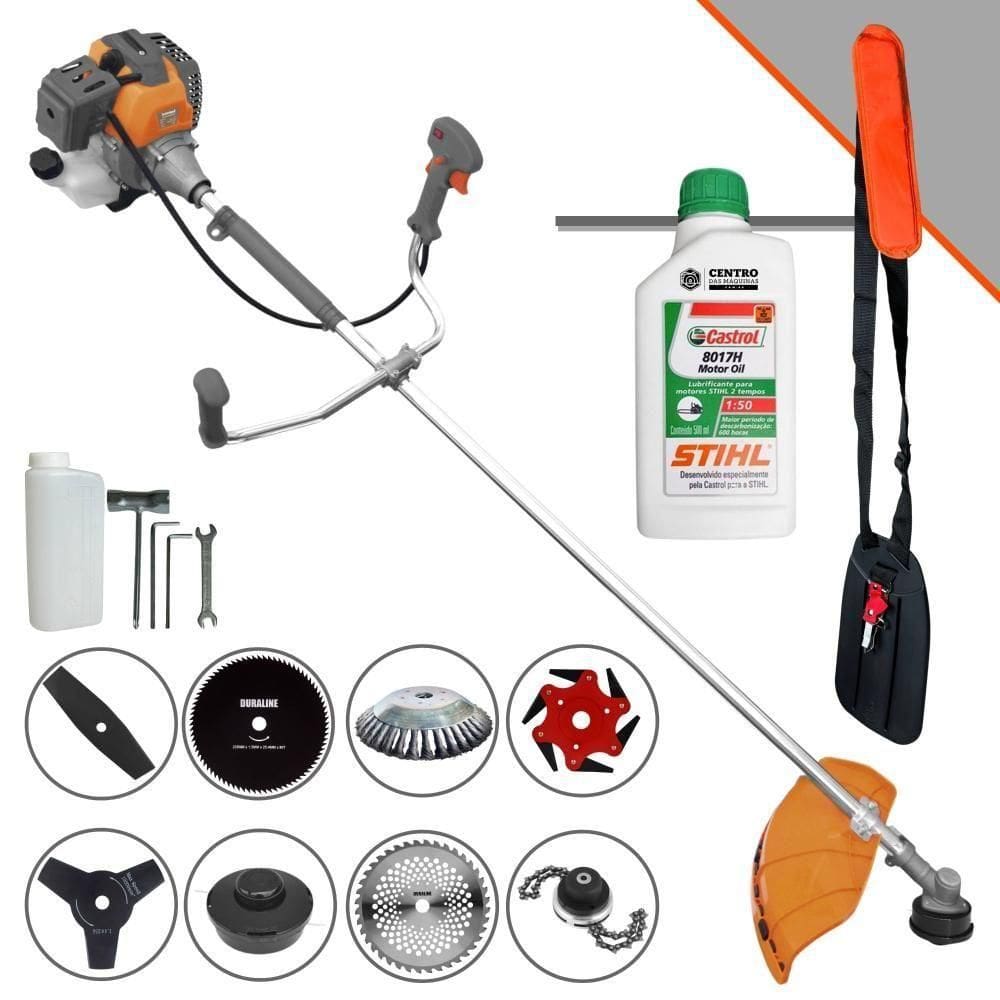 Aparador Tekna Rl520p + 6 Facas + Escova + óleo Stihl