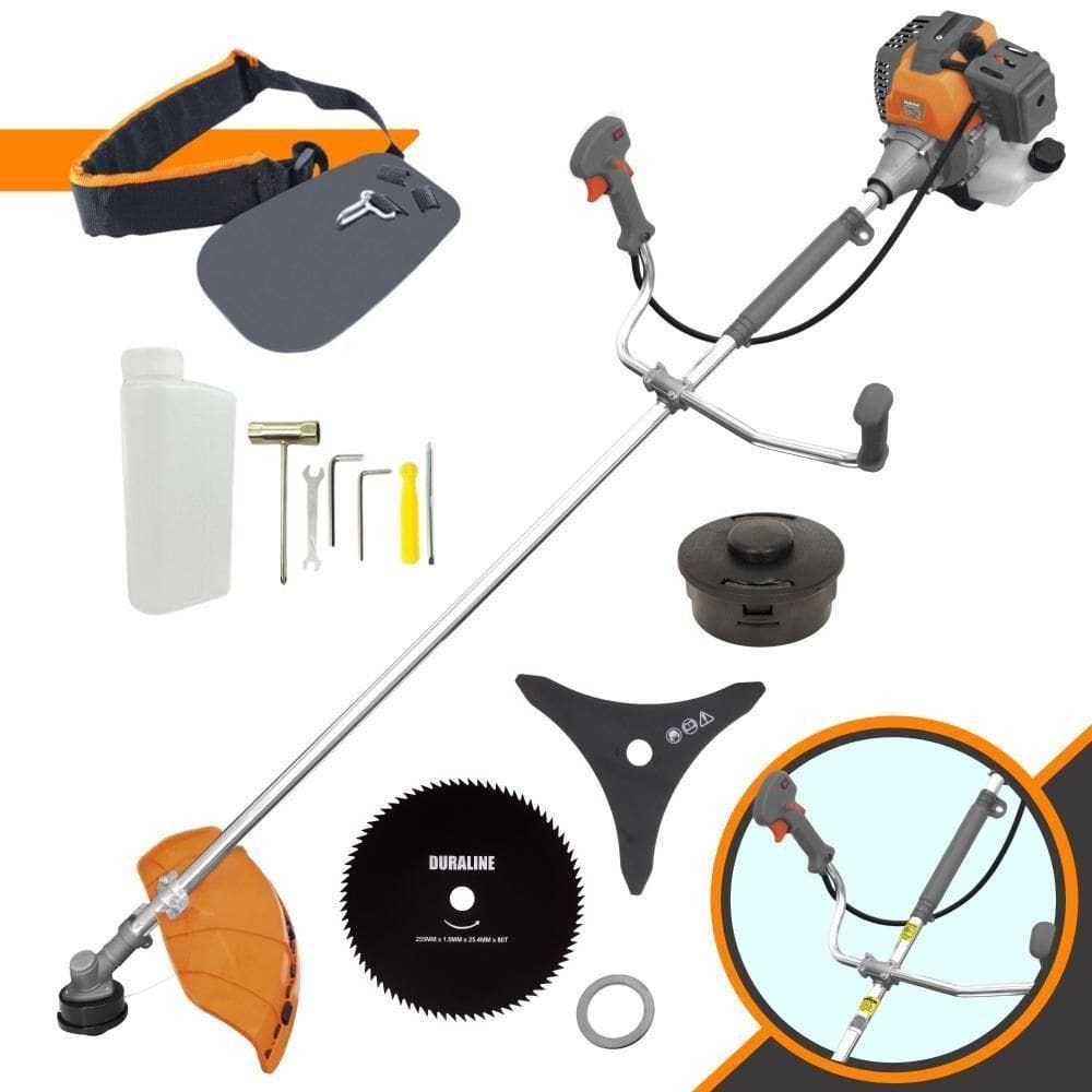 Roçadeira Tekna Lateral 43cc à Gasolina + Faca 80 Dentes