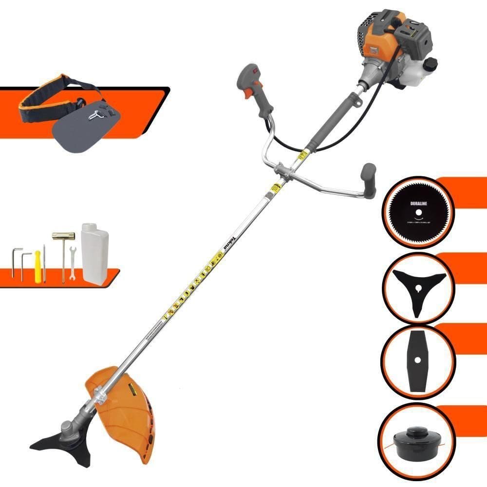 Roçadeira Rl430p 43cc 1,7hp Tekna Com 4 Opções De Cortes