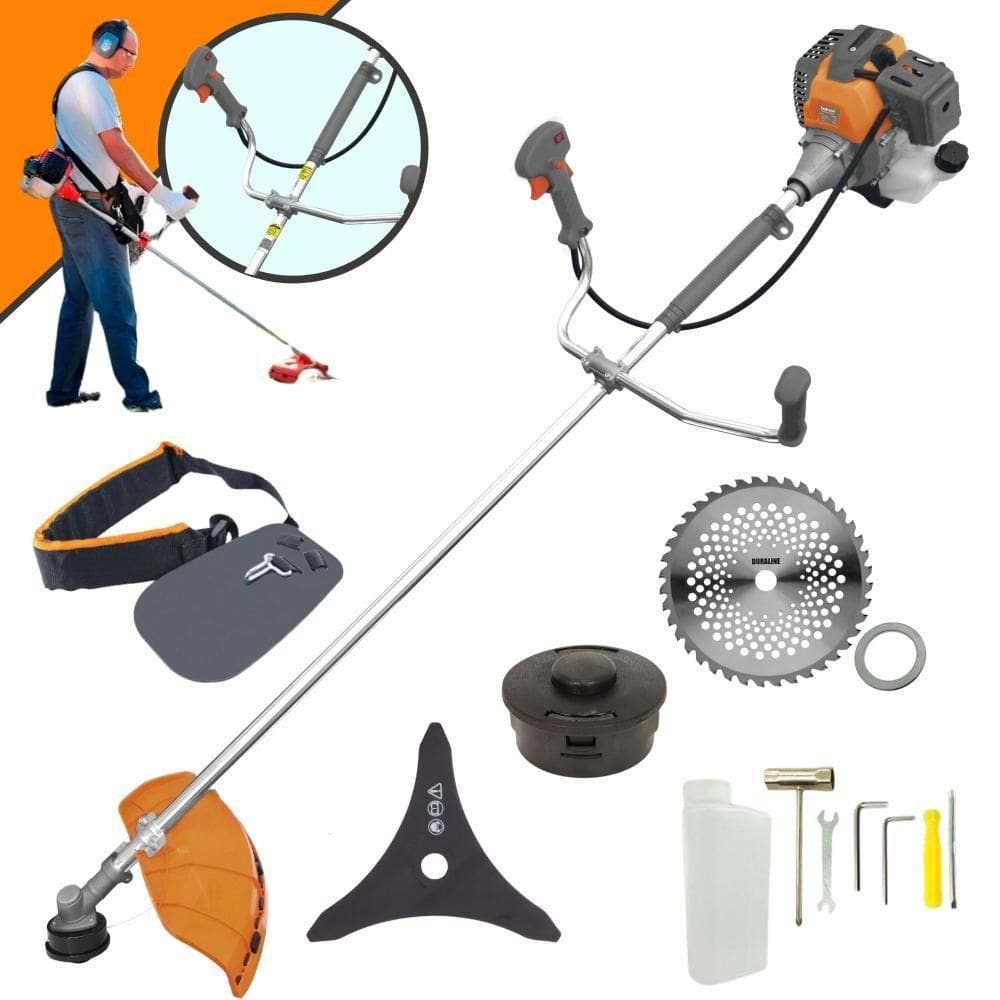 Roçadeira Gasolina Tekna Rl430-p + Faca 40 Dentes Vídea