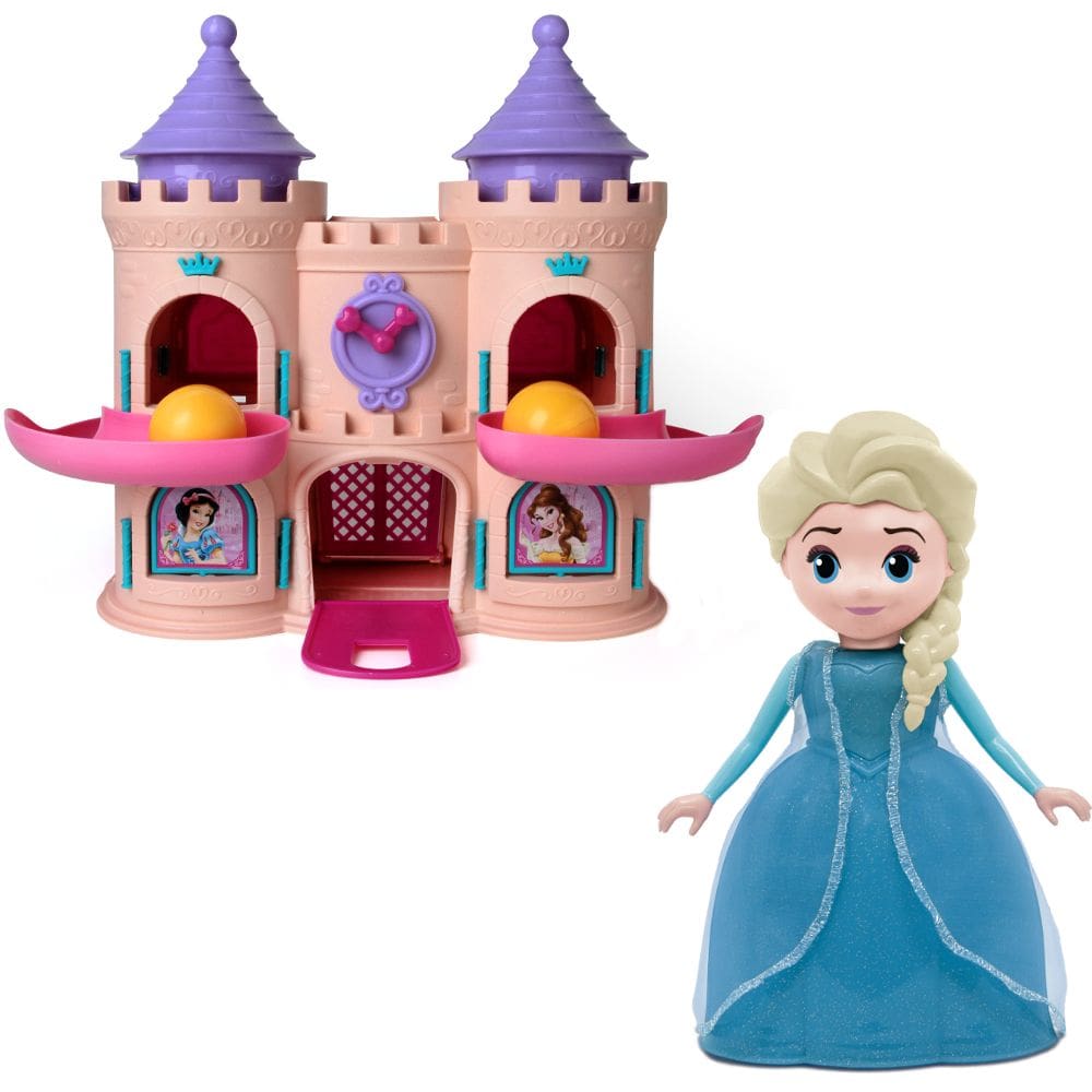 Castelo Princesas de Bolinhas mais Boneca Elsa que fala