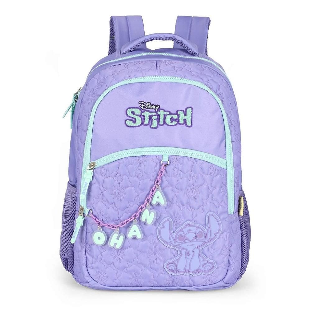 Mochila de Costas Luxcel Stitch Atoalhado Roxo