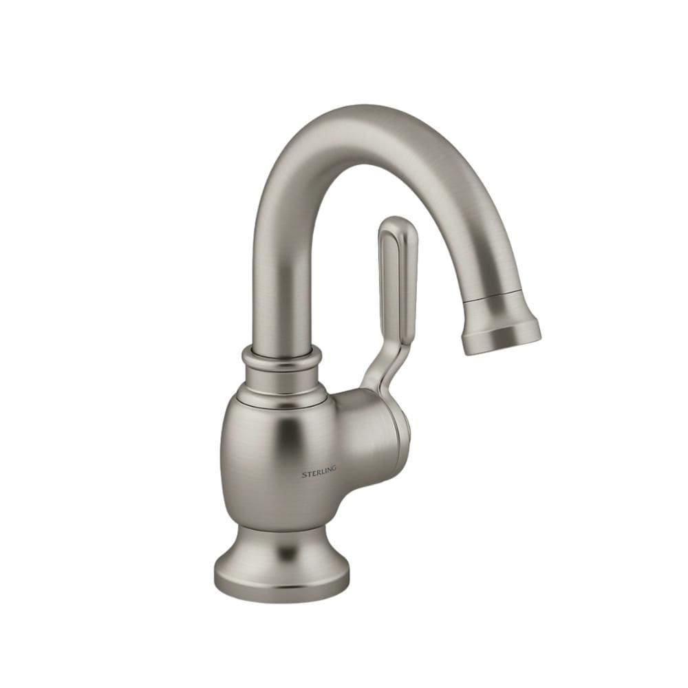 Torneira Misturador Sterling Ludington Monocomando para Lavatório 27374-4-BN Níquel Escovado Vibrante