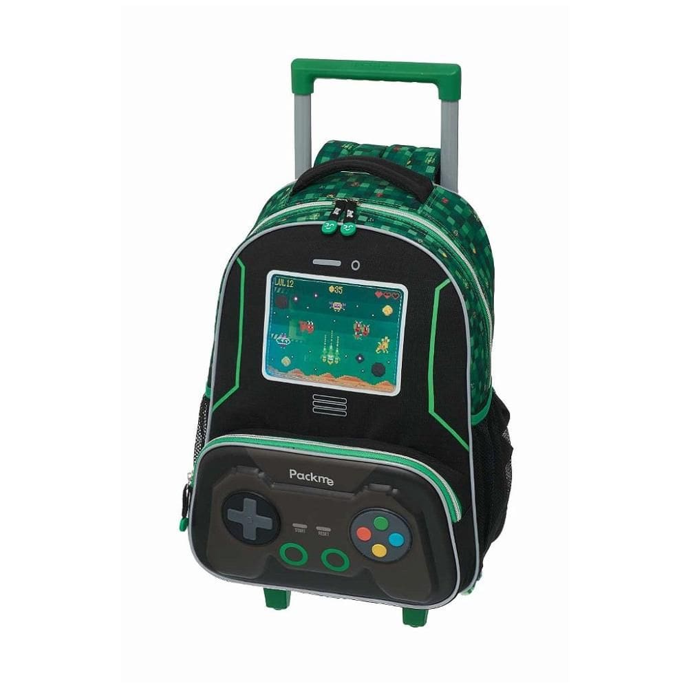 Mochila de Rodinhas Pacific Com Alça Pack Me Replay Preto