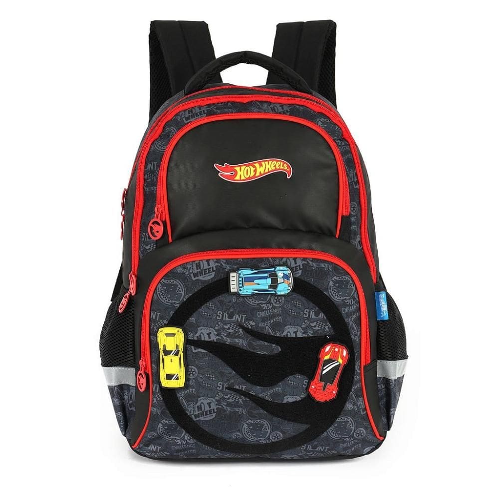 Mochila de Costas Luxcel Hot Wheels Pista Circular Preto