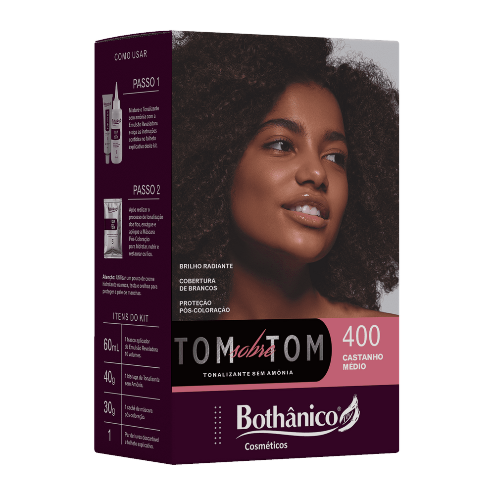 Tonalizante Sem Amonia 400 Castanho Natural