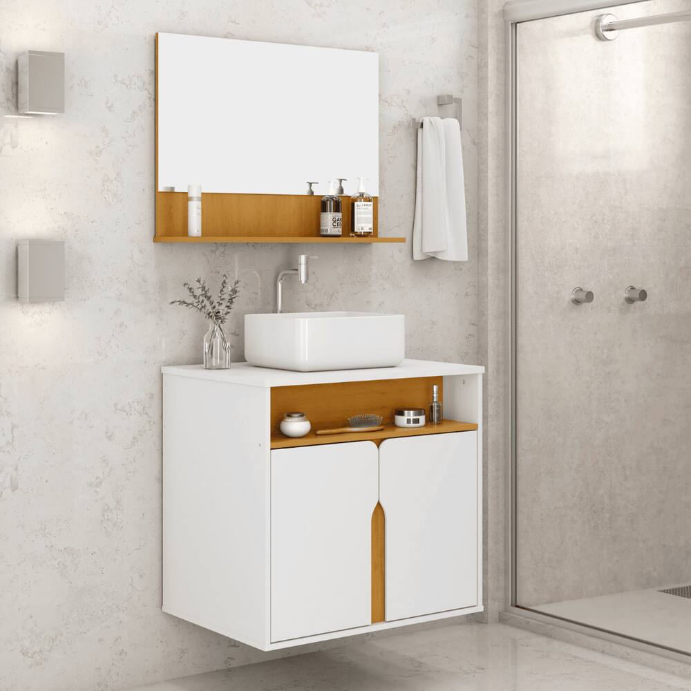 Kit Banheiro Harmonia Branco Naturalle