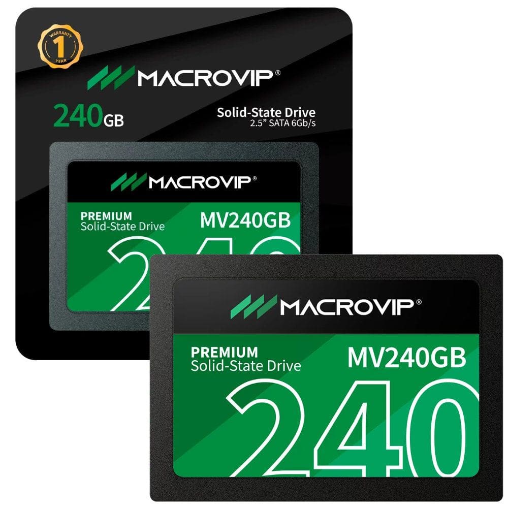 SSD Macrovip Premium 240GB 2,5`` Sata III 6Gb/s Leitura de Até 520Mb/s, Gravação Até 450Mb/s, MV240