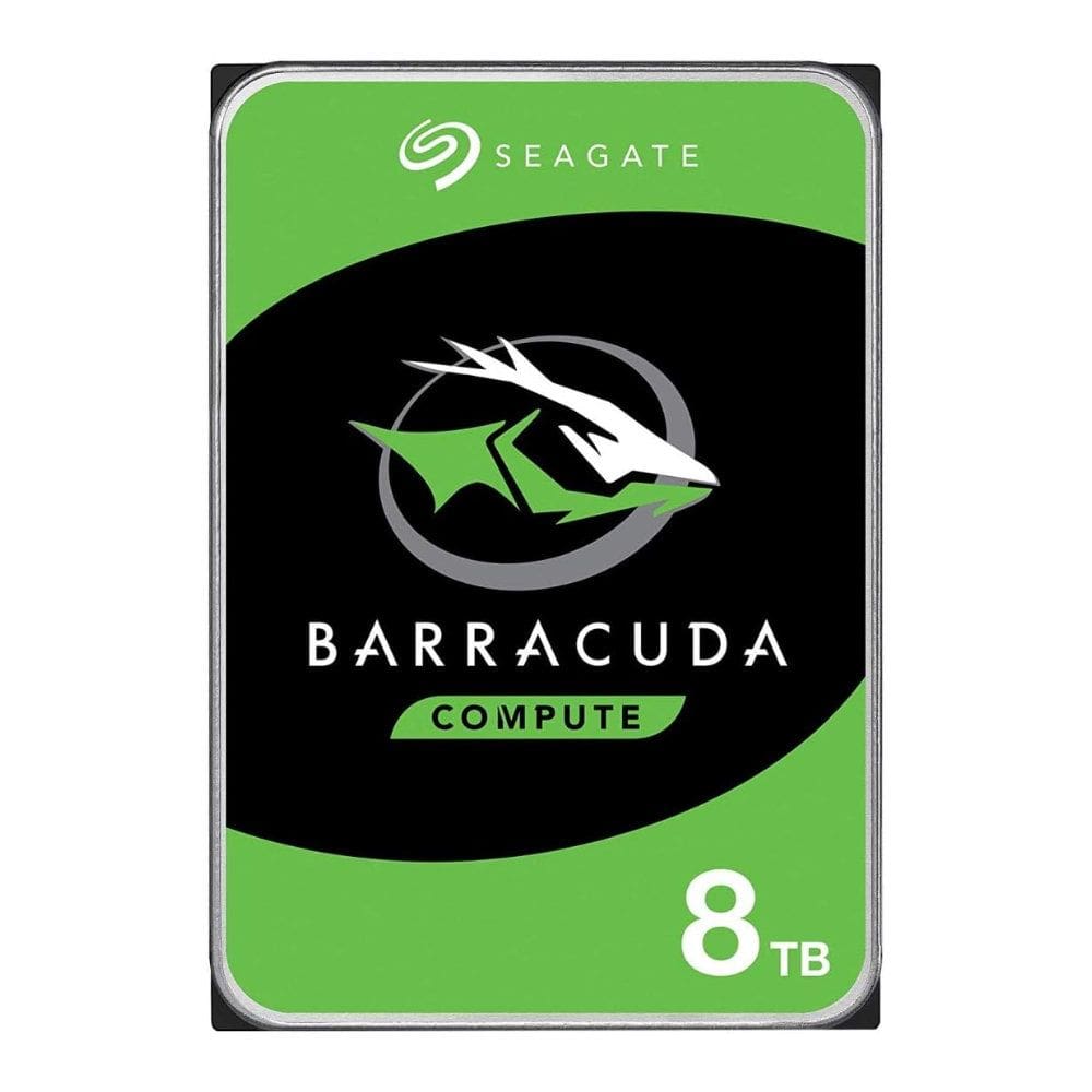 HD Interno Seagate BarraCuda 8TB 3.5” SATA III 6Gb/s 5400RPM 256MB Cache HDD Desktop ST8000DM004