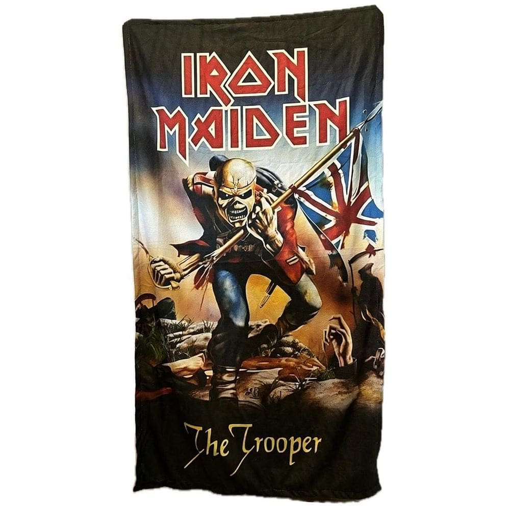 Toalha De Banho Iron Maiden 1,40M X 80Cm