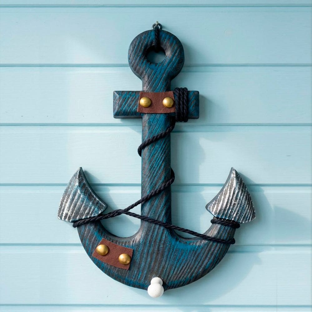 Âncora Náutica Marítima Para Parede Decoração Casa De Praia