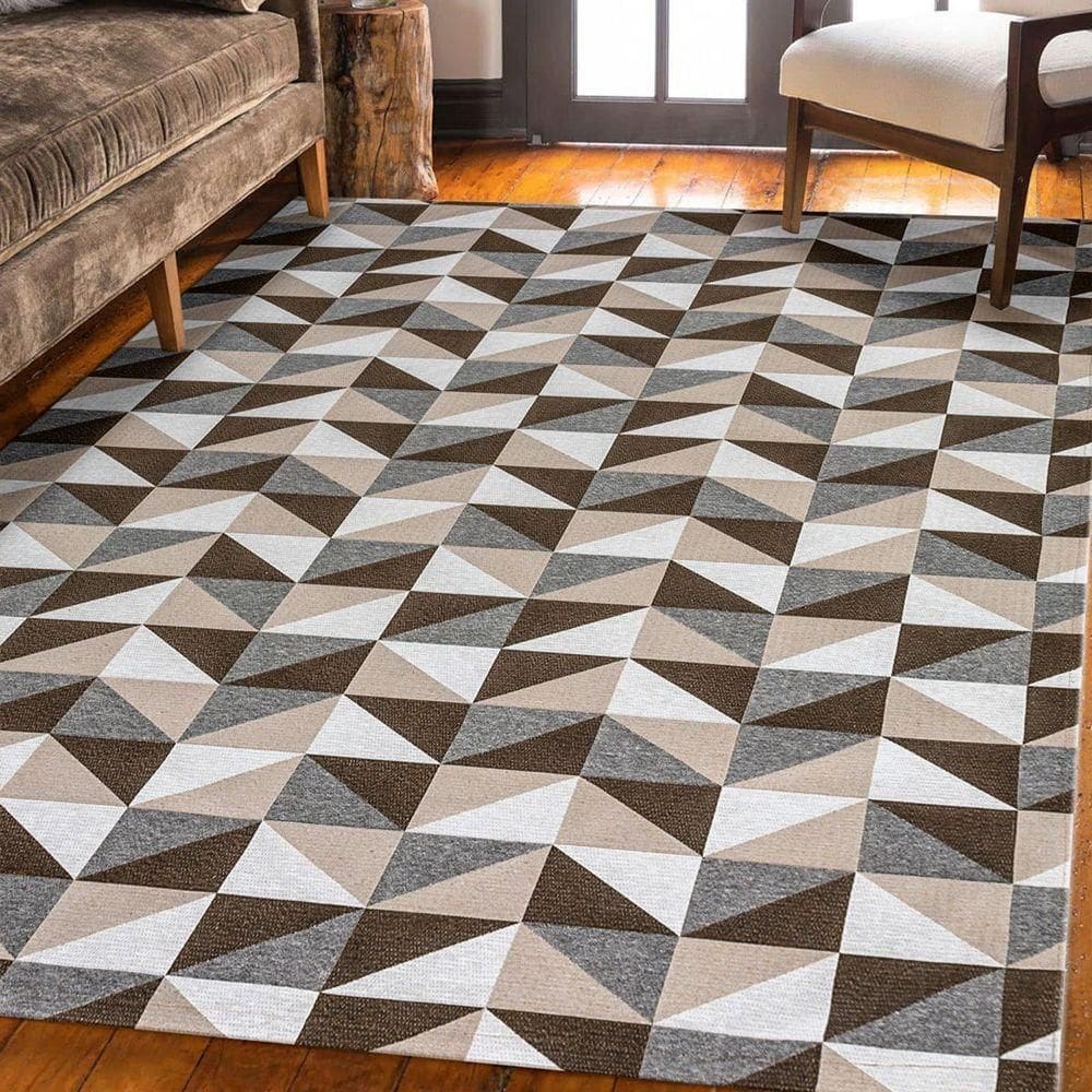 Tapete Em Tecido Jacquard Com Látex 1,35 M X 2,00 M 75% Algodão, 25% Poliéster - Dallas Caramelo