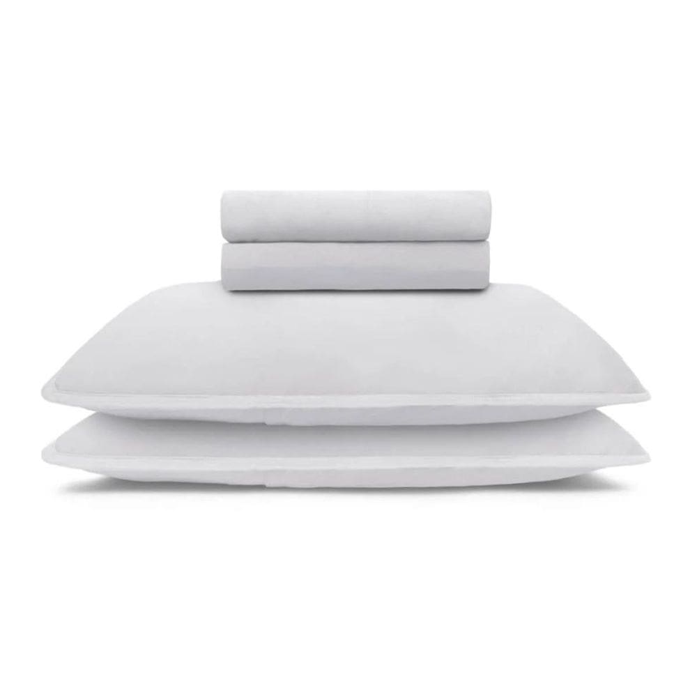 Jogo De Cama King Malha 100% Bambu Natural Buettner 4Pçs