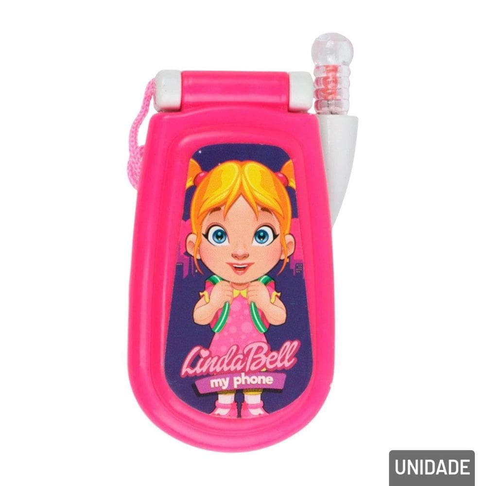 Celular Infantil com LUZ e SOM Lily Color - Tudo em Caixa