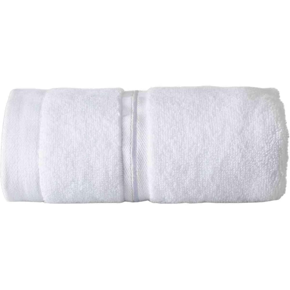 Toalha Banho Kacyumara Avulsa Lázio Bordada 500G Branca