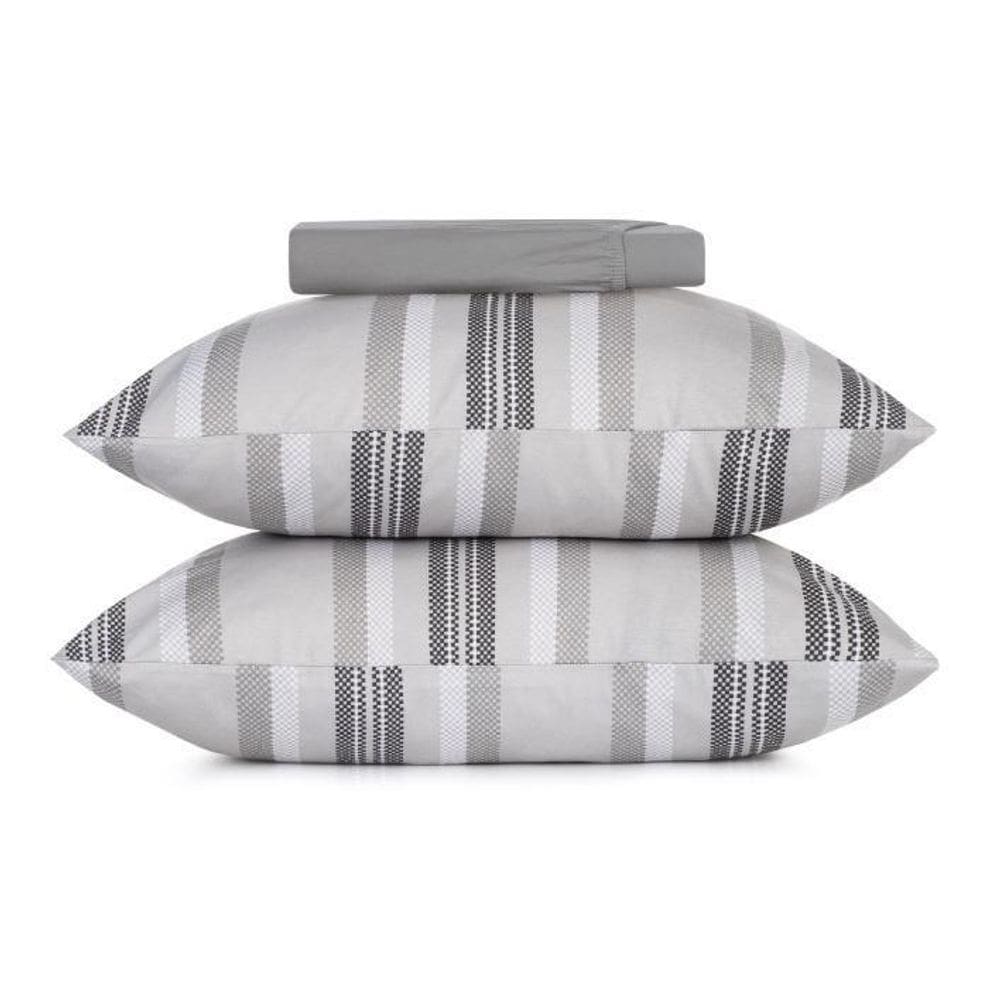 Jogo De Cama Queen 3 Pçs Malha Miragem Altenburg