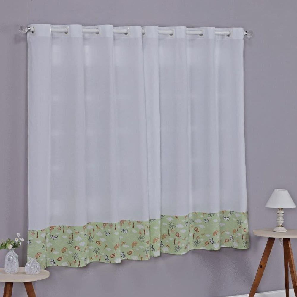 Cortina Baby 2 Metros Quarto Bebê Infantil Menino Menina