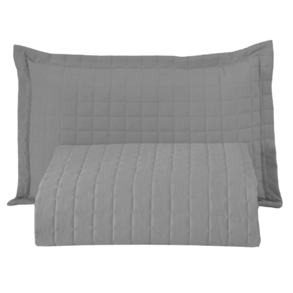 Kit Cobre Leito Colcha Monaco Solteiro Dupla Face 2 Peças