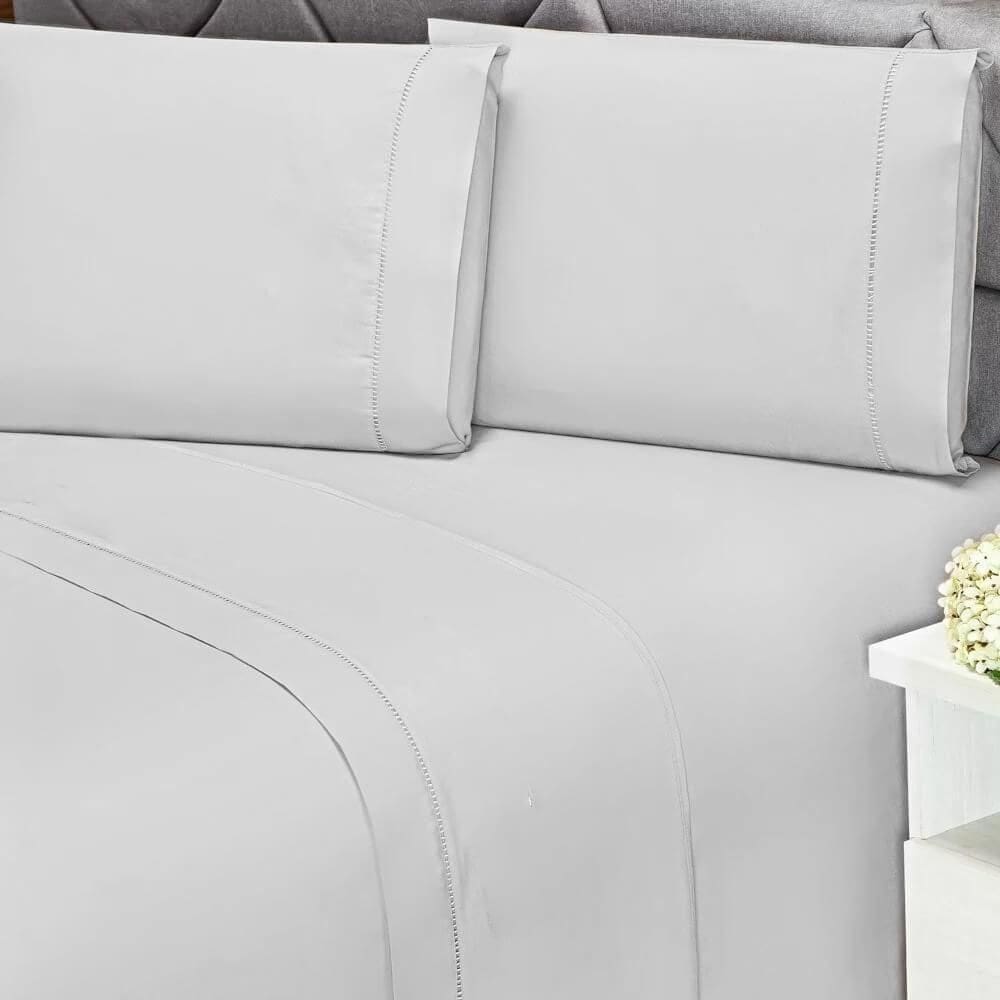 Lençol Solteiro Elástico 180 Fios 100% Algodão Premier