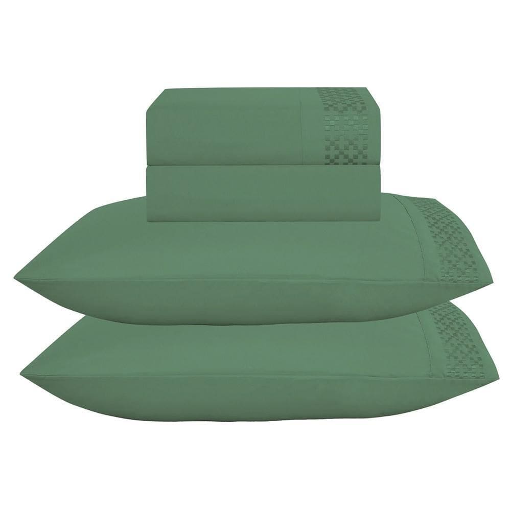 Jogo De Cama Lençol Queen Eclipse 4 Peças - Esmeralda