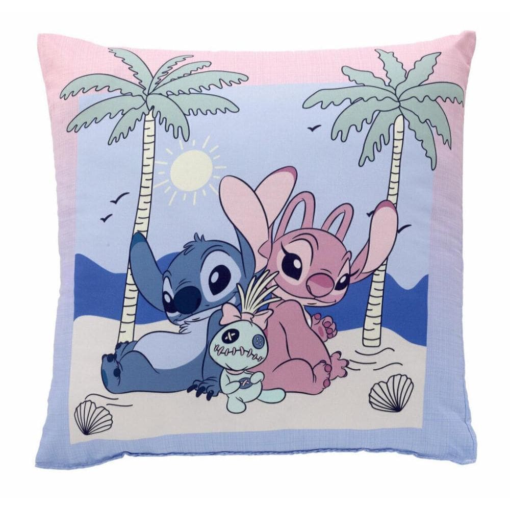 Almofada Disney Stitch Praia 43X43 Licenciada