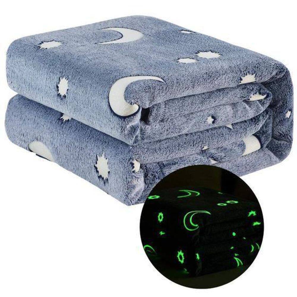 Manta Cobertor Solteiro Infantil Brilha No Escuro 1,80X1,20