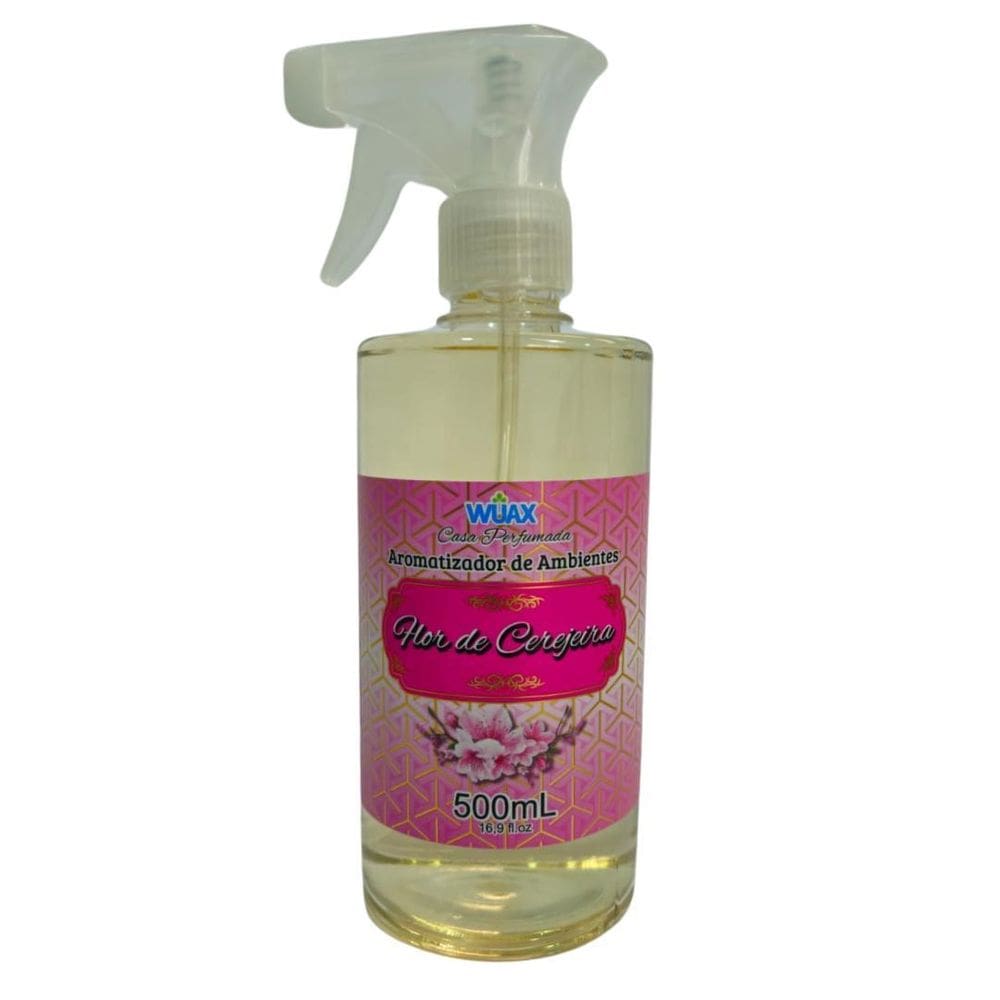 Aromatizador De Ambientes E Tecidos Spray 500Ml Cerejeira