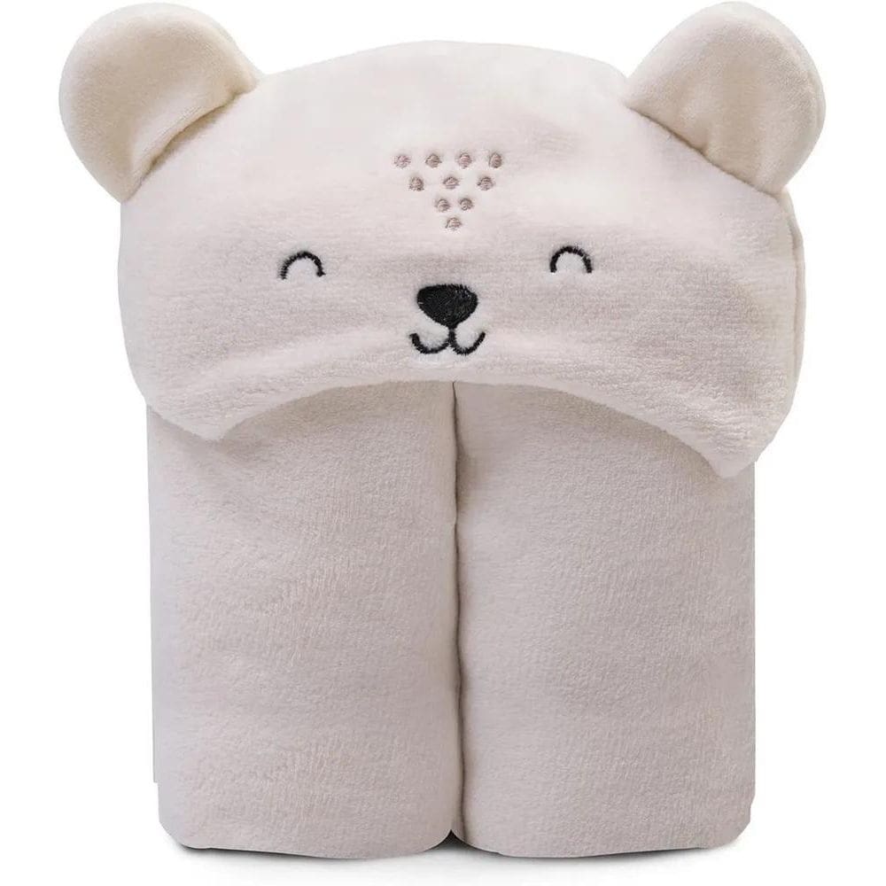 2X Cobertor Manta Microfibra Bebe Com Capuz Macio Bichos Cor