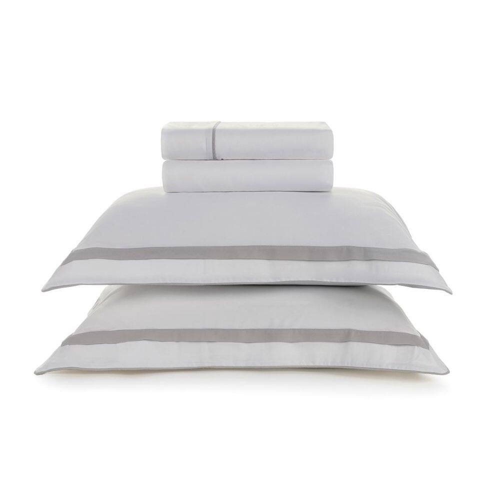 Jogo De Cama Casal Algodão Egípcio 300 Fios Lara Karsten