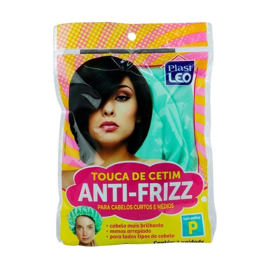 Touca de Cetim 30cm Antifrizz Cabelos Curtos Médio - Tudo em Caixa