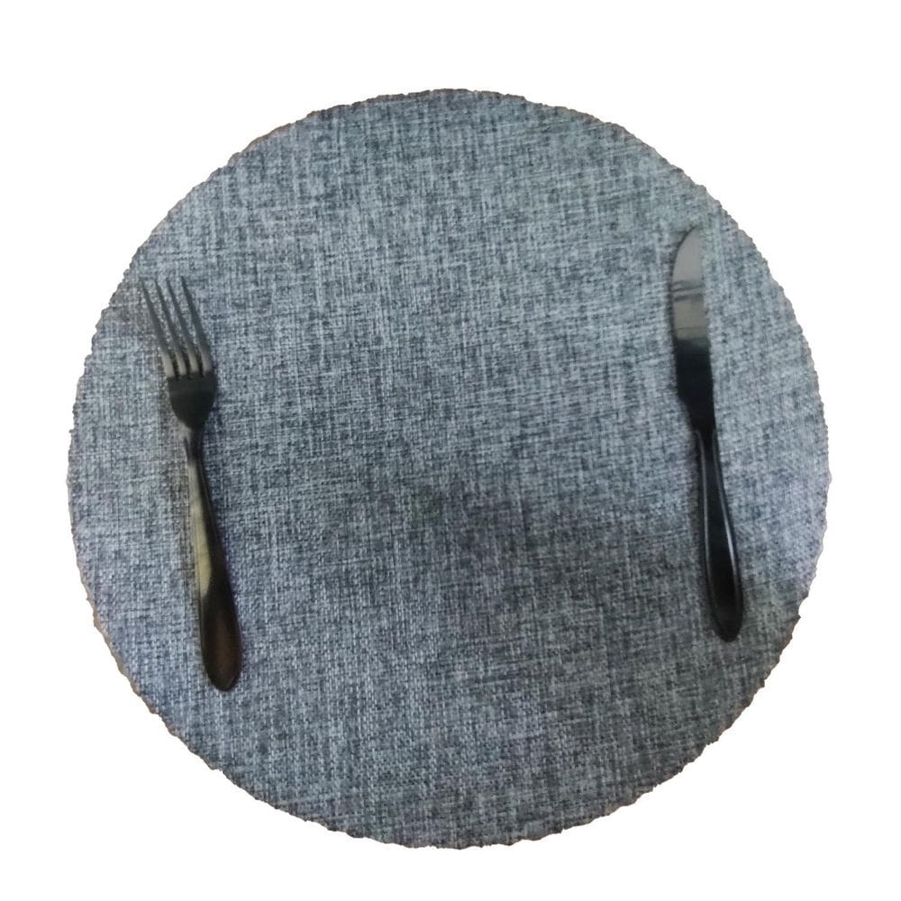 Jogo Americano Mesa Posta Tecido Redondo Linha Luxo Tamanho