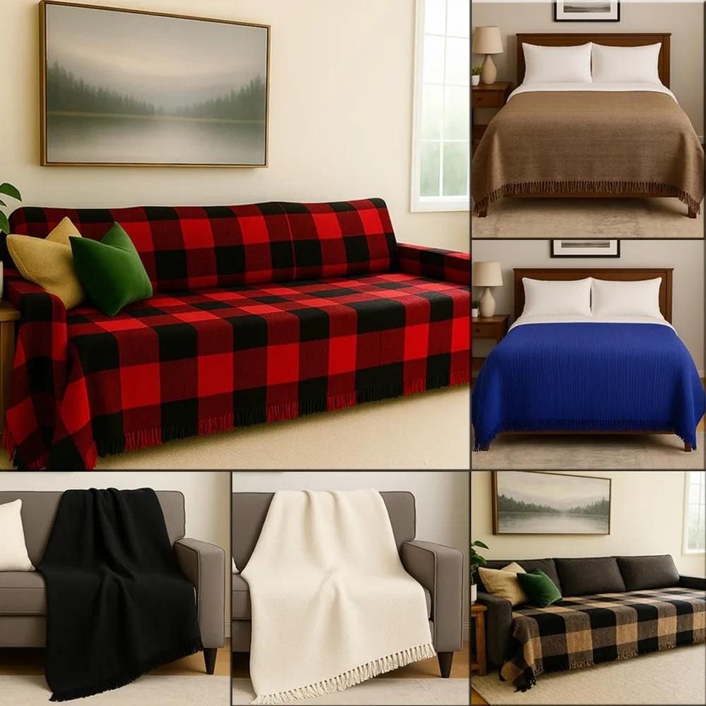 2X Manta Para Sofá Gigante Decorativa Protetora 2,40X1,80 Co