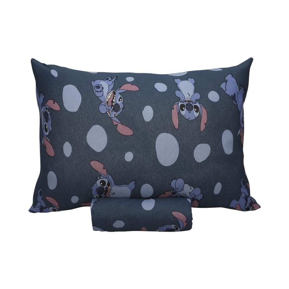 Roupa Cama Infantil Lilo Stitch Elástico Solteiro 2 Peças