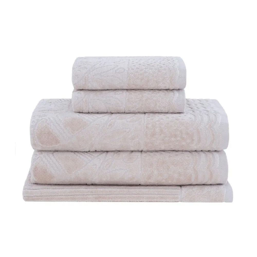 Jogo Toalha Gigante Tucano Bege 5 Peças Buddemeyer