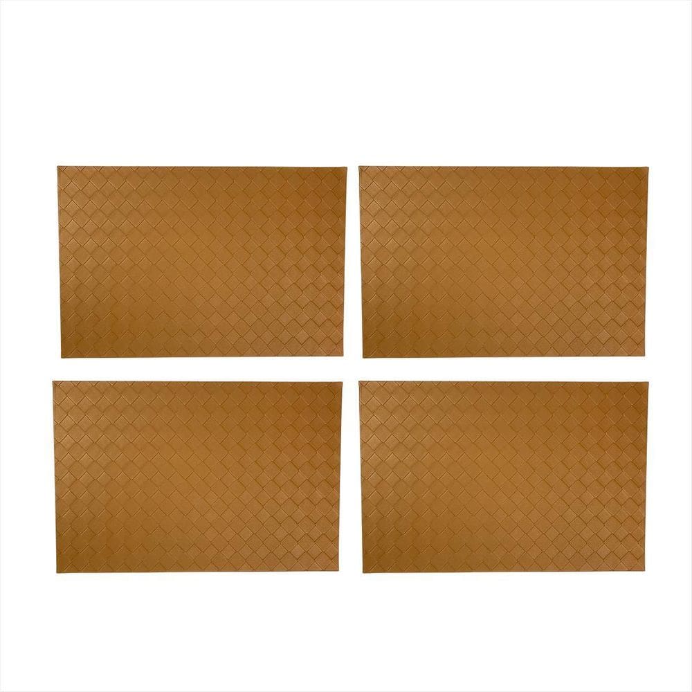 Jogo Americano Retangular Souspla Kit 4 Unidades Caramelo