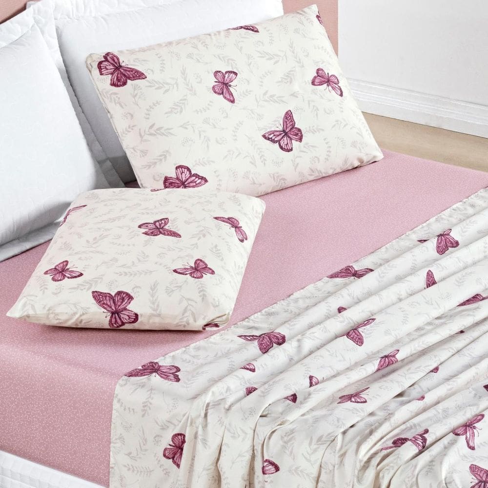 Roupa Cama Solteiro Nyla 200 Fios Super Moderno