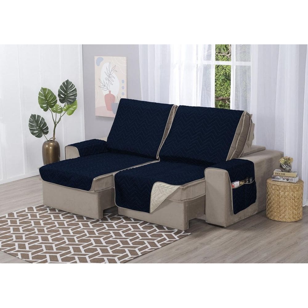 MP - Capa Sofa Retra til Protetor 3 Lugares