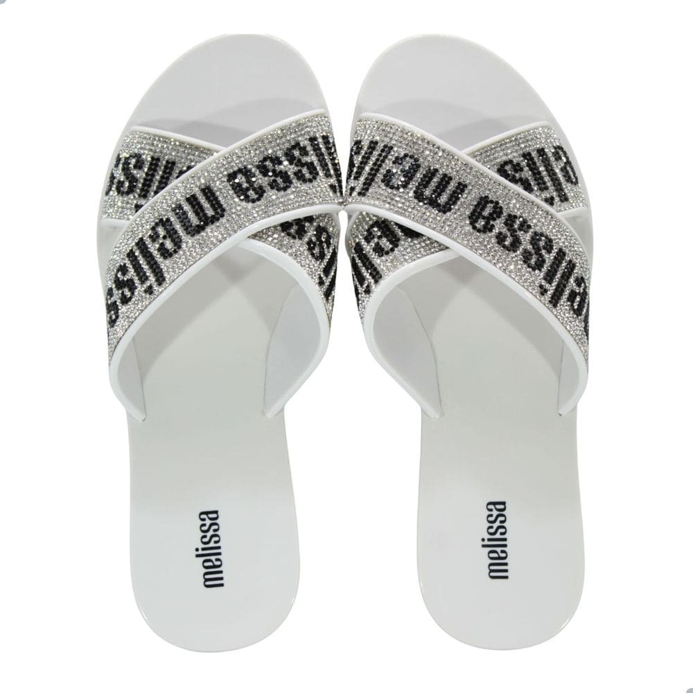 Tamanco Melissa M-Lover Slide Deluxe Ad Branco