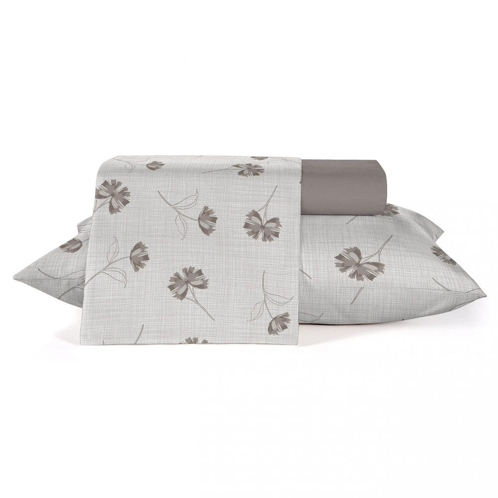 Jogo De Cama Solteiro Teka Diamante Marfim 150 Fios 3 Peças