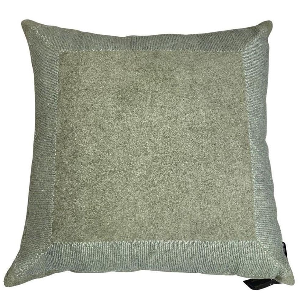 Almofada Boucle Pistache 52X52 Bord Rami Geo Pistache