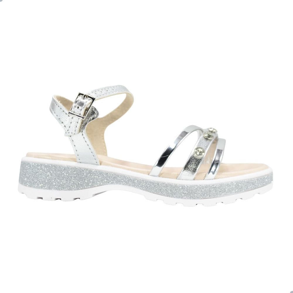 Sandália Infantil Molekinha 2361.210 Prata