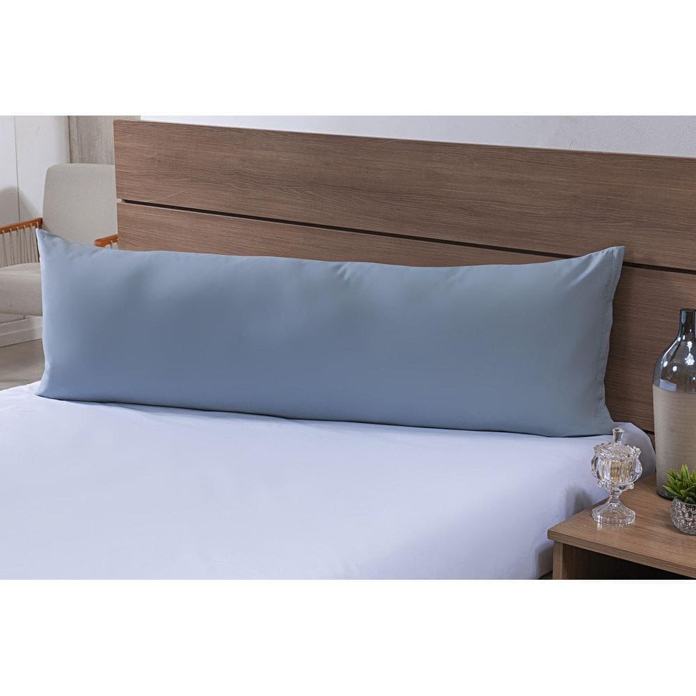 Fronha Travesseiro Corpo 1,50Mx50 100% Algodão 200Fios Cinza